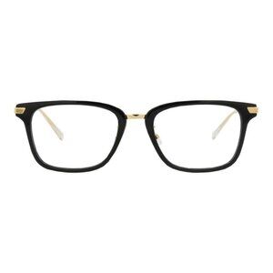 Bottega Veneta Unisex Square/Rectangle Black Gold Transparent Fashion Designer